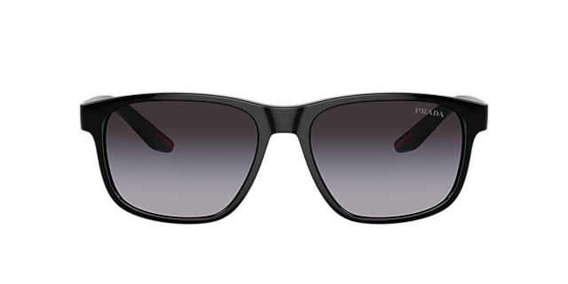 PS 06YS Schwarz KunststoffSunglass Frames von B24, mit getönten Gläsern