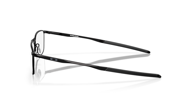 Barrelhouse™ Matzwart MetaalEyeglass Frames van B24, Zijaanzicht