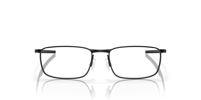 Barrelhouse™ Matzwart MetaalEyeglass Frames van B24, Vooraanzicht