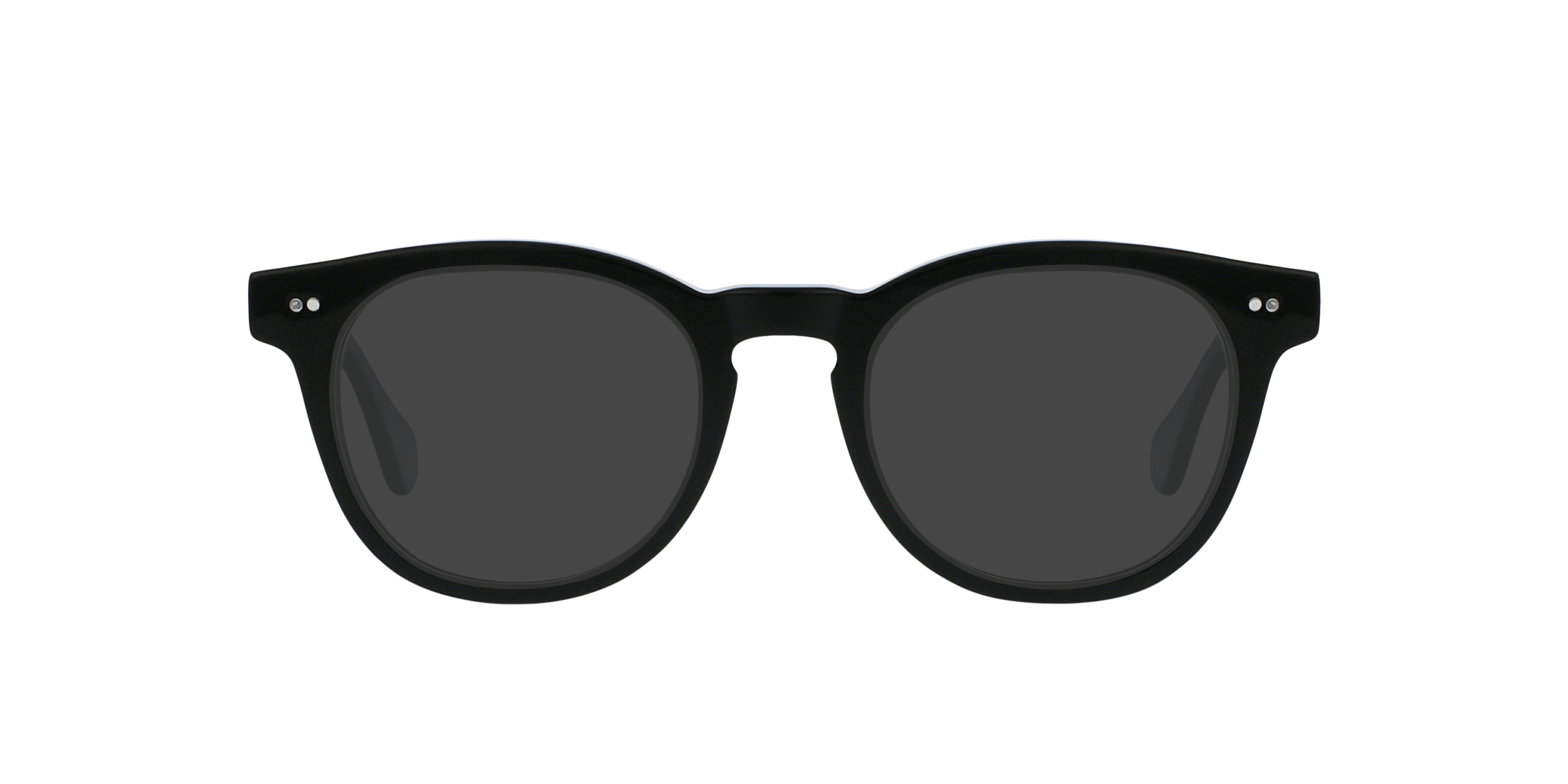 The Sheer Jet Black AcetatEyeglass Frames von B24, mit getönten Gläsern