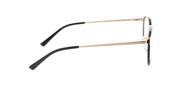 Juno Schwarz AcetatEyeglass Frames von B24, Seitenansicht