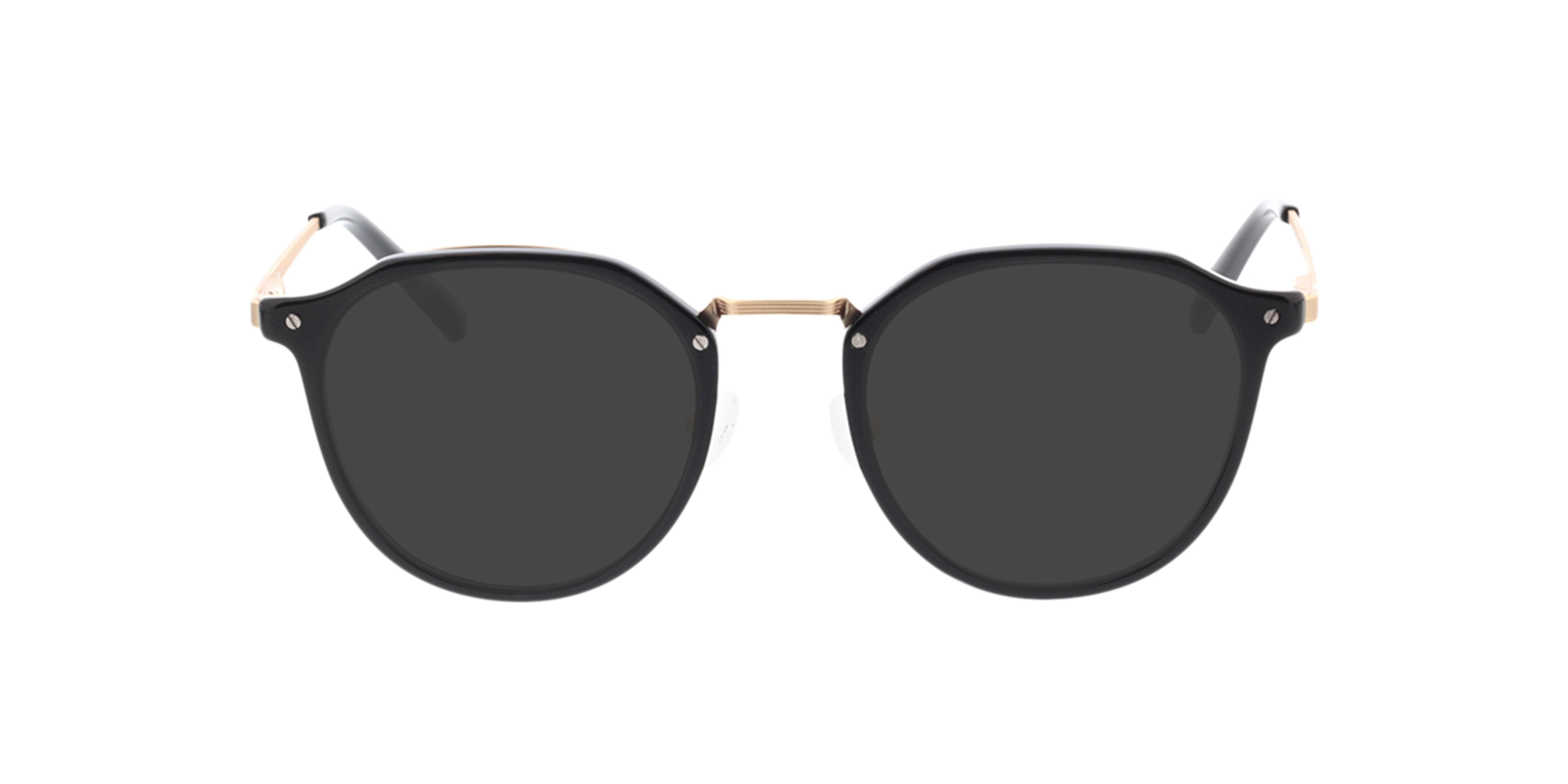 Juno Zwart AcetaatEyeglass Frames van B24, met getinte lenzen