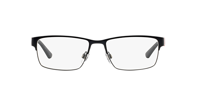PH1147 Mat marineblauw MetaalEyeglass Frames van B24, Vooraanzicht