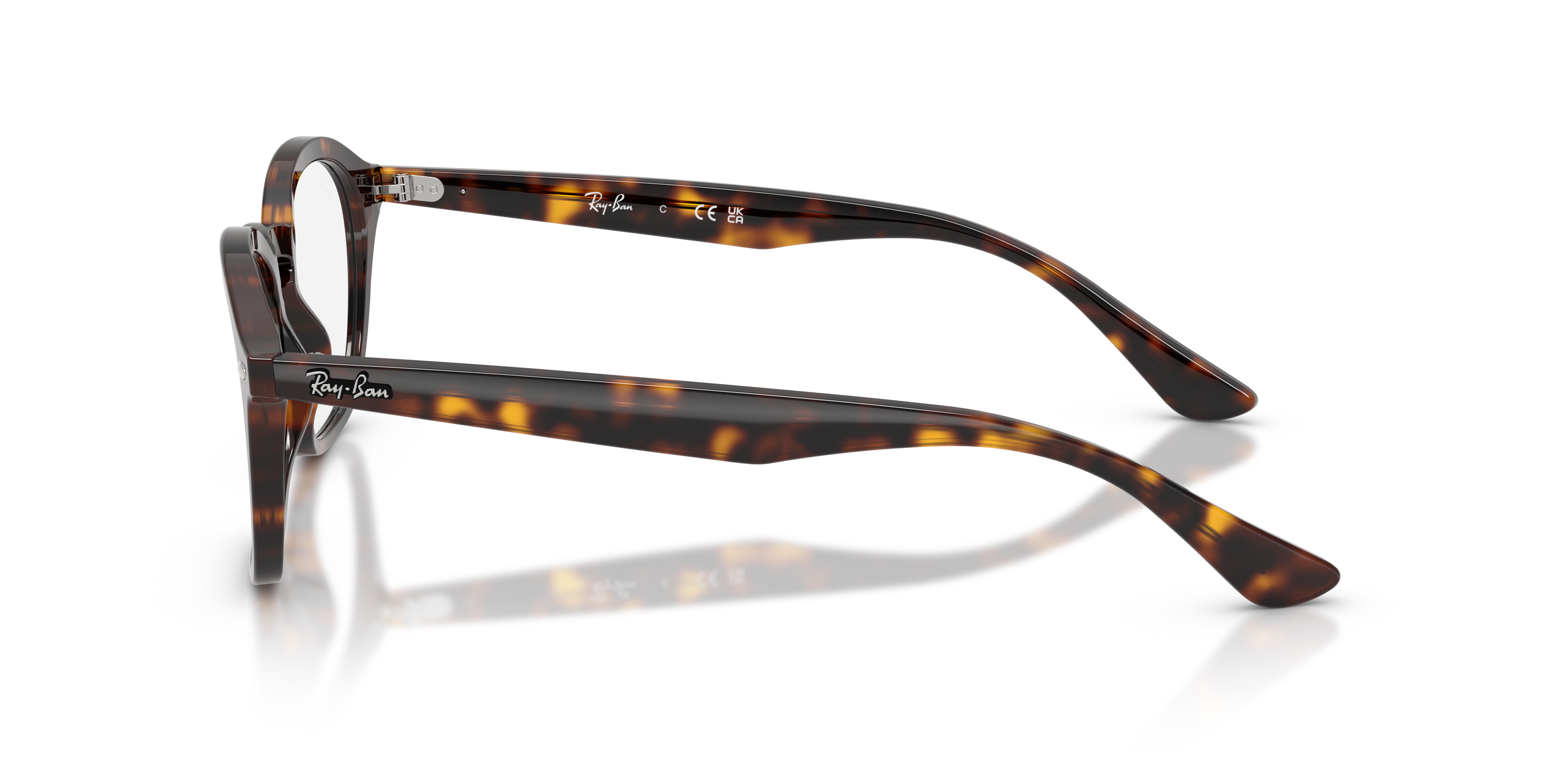 RB5451 Havana AcetatEyeglass Frames von B24, Seitenansicht