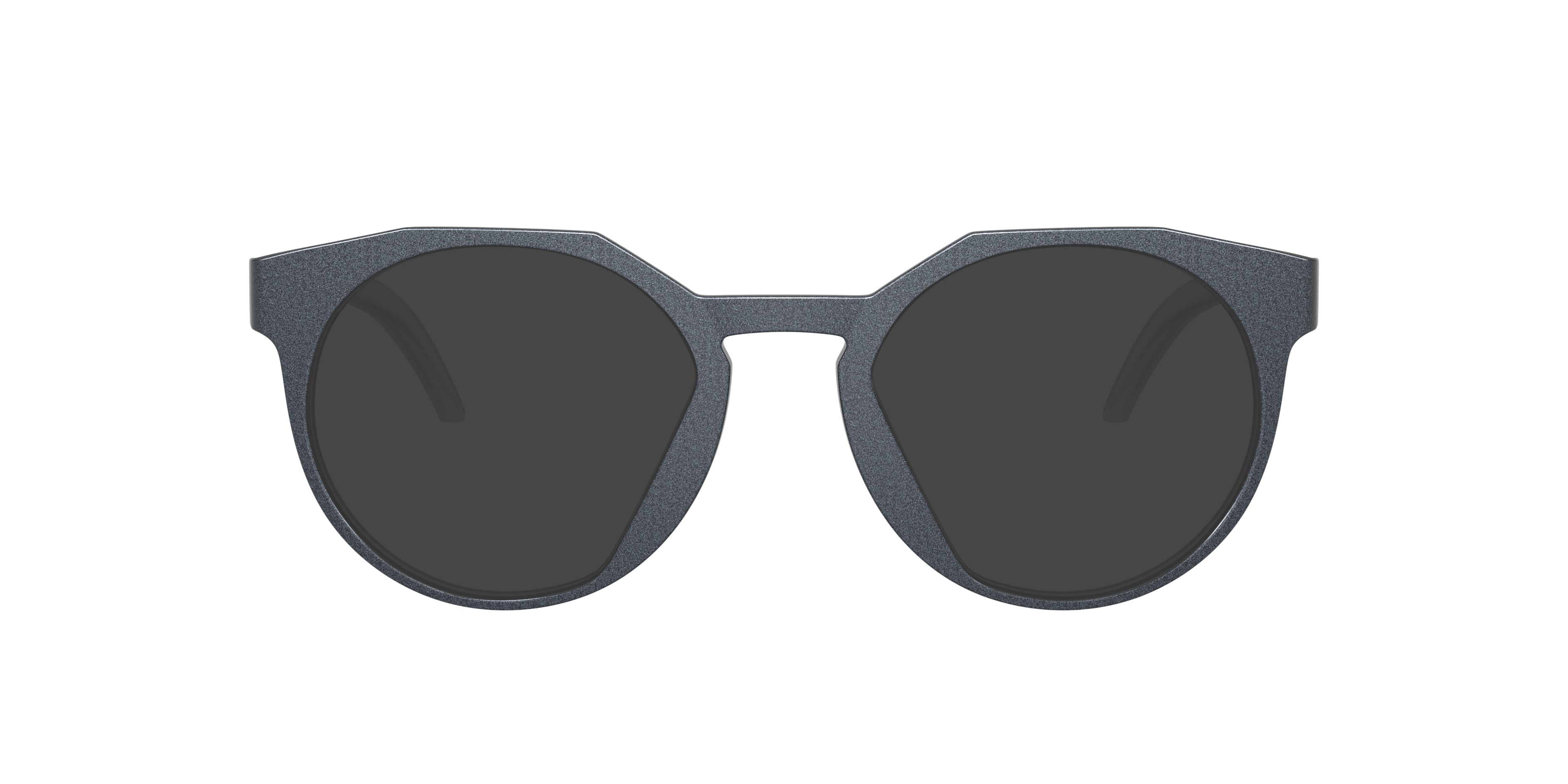 HSTN Forge Collection Mat blauw staal KunststofEyeglass Frames van B24, met getinte lenzen