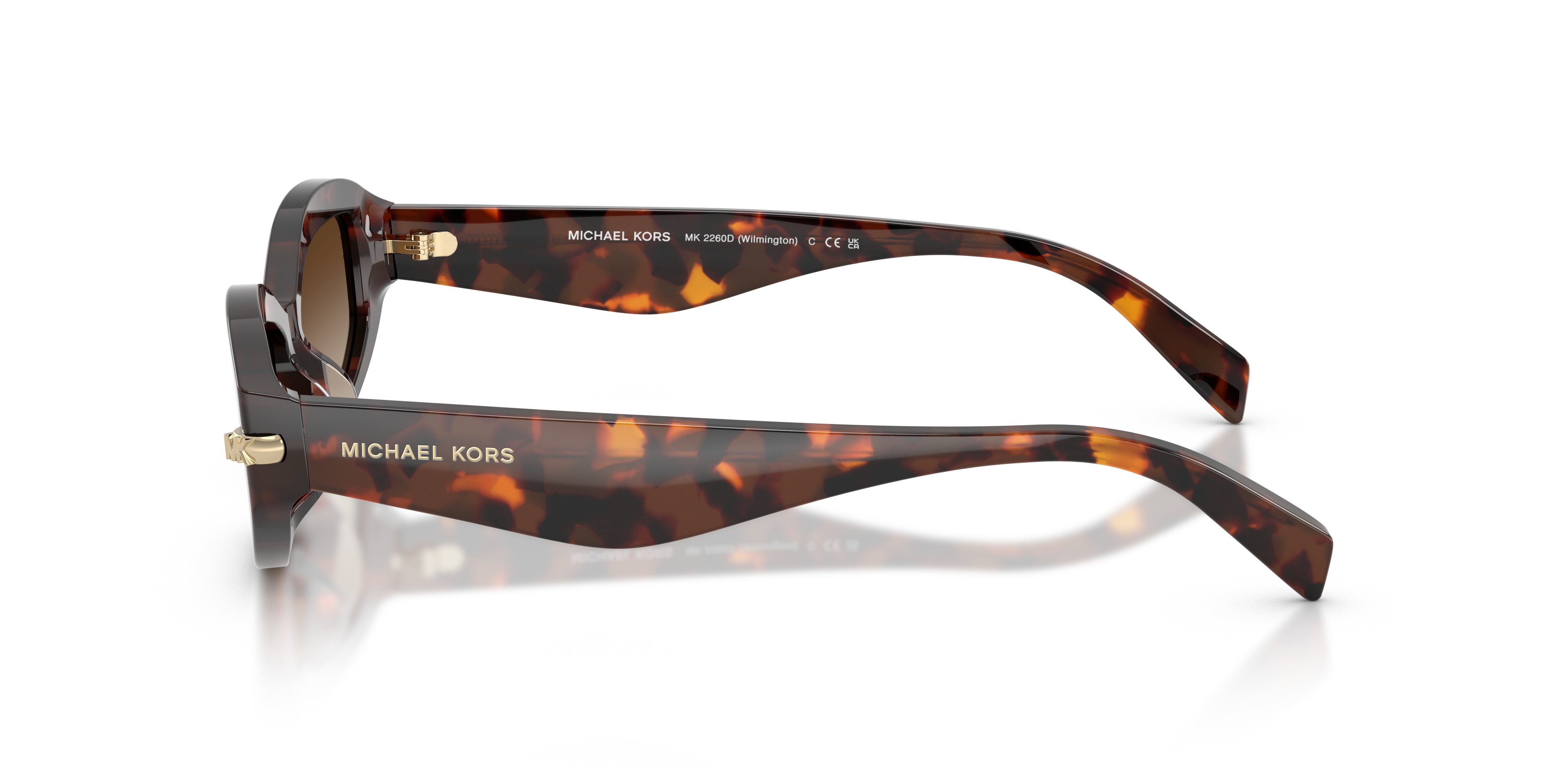 MK2260D Luggage Tortoise AcetatSunglass Frames von B24, Seitenansicht