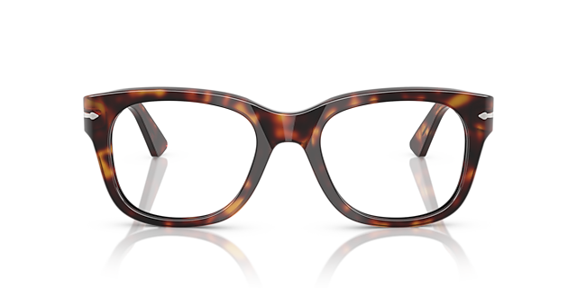 PO3372V Havana AcetaatEyeglass Frames van B24, Vooraanzicht