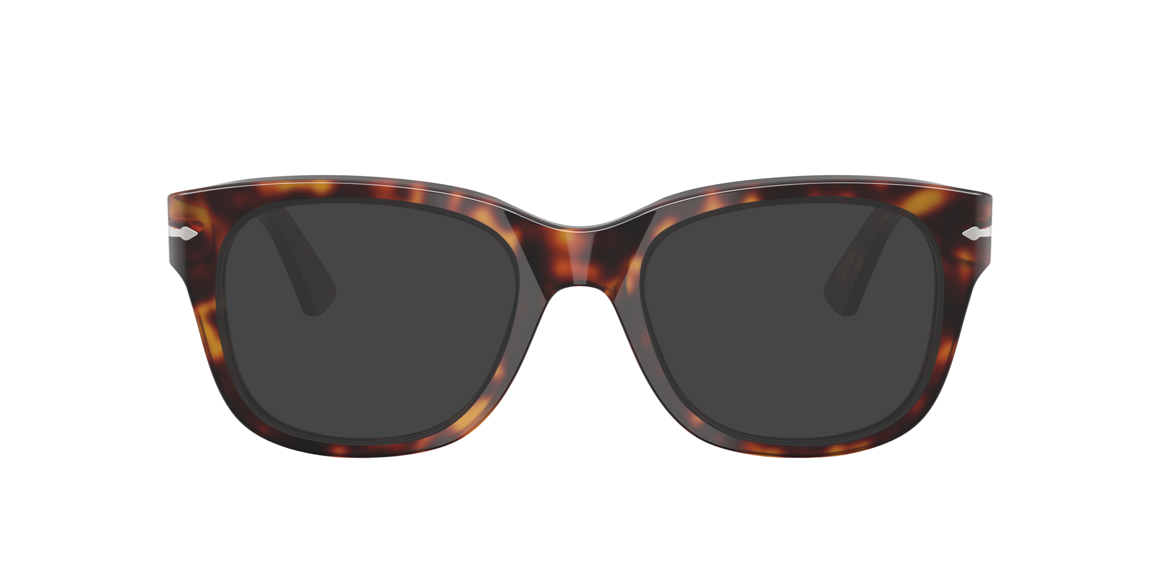 PO3372V Havana AcetaatEyeglass Frames van B24, met getinte lenzen