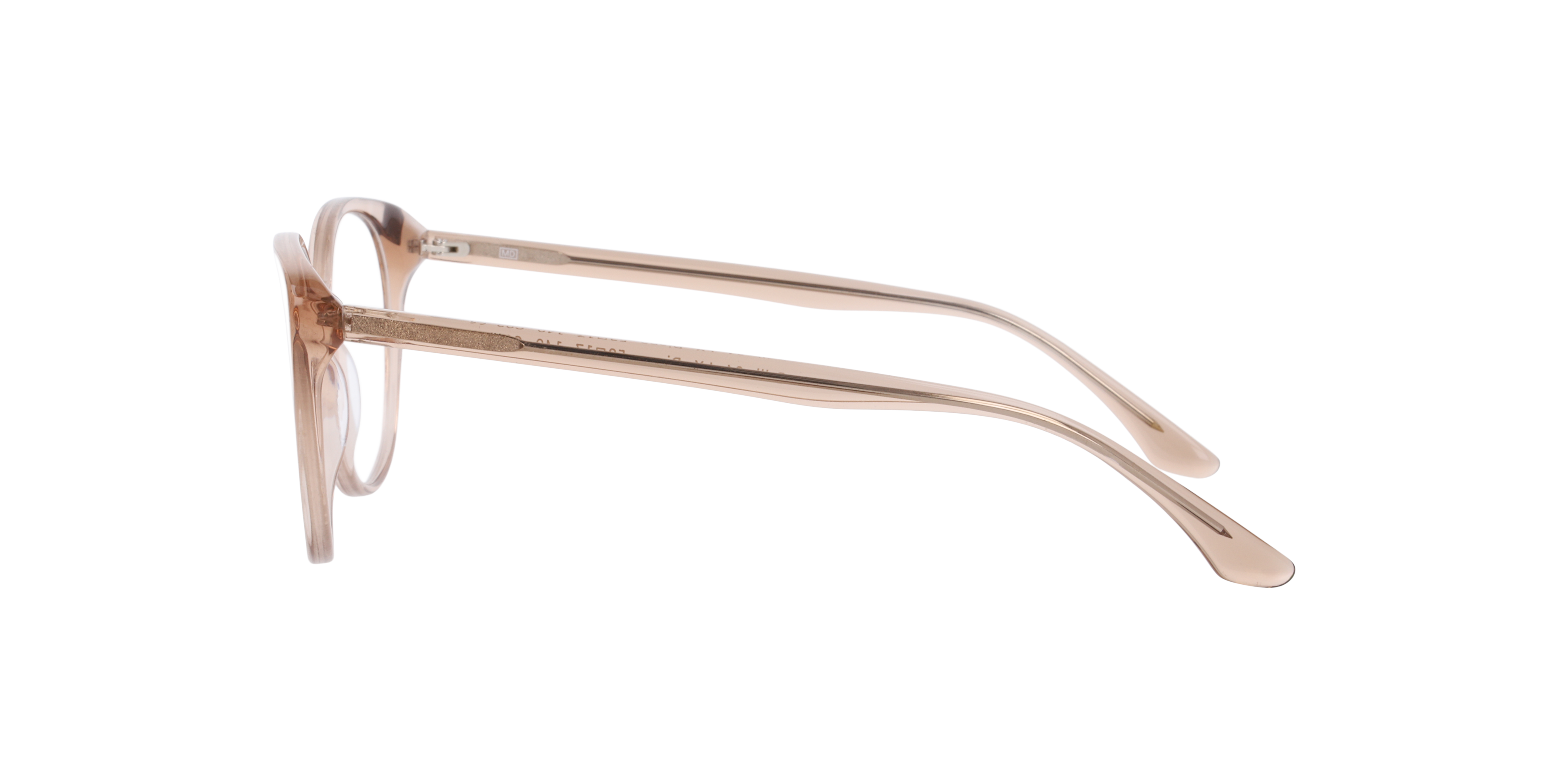 Diana Crystal Hellbraun AcetatEyeglass Frames von B24, Seitenansicht