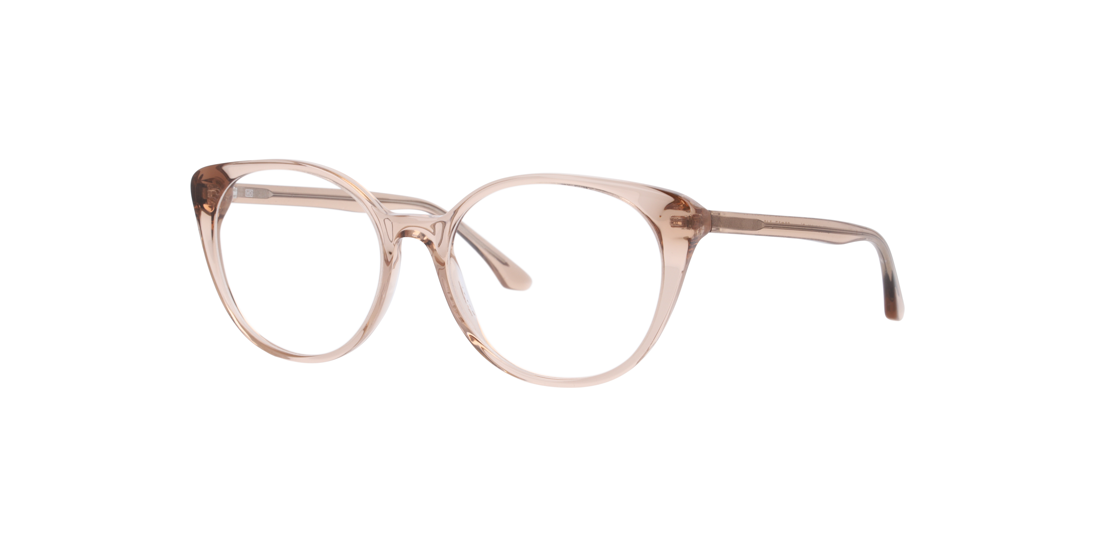 Diana Crystal Hellbraun AcetatEyeglass Frames von B24, Dreiviertelansicht