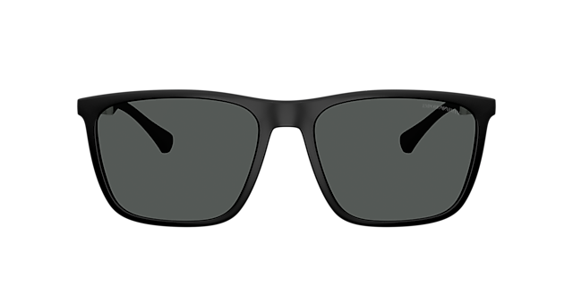 EA4150 Rubber zwart KunststofSunglass Frames van B24, met getinte lenzen