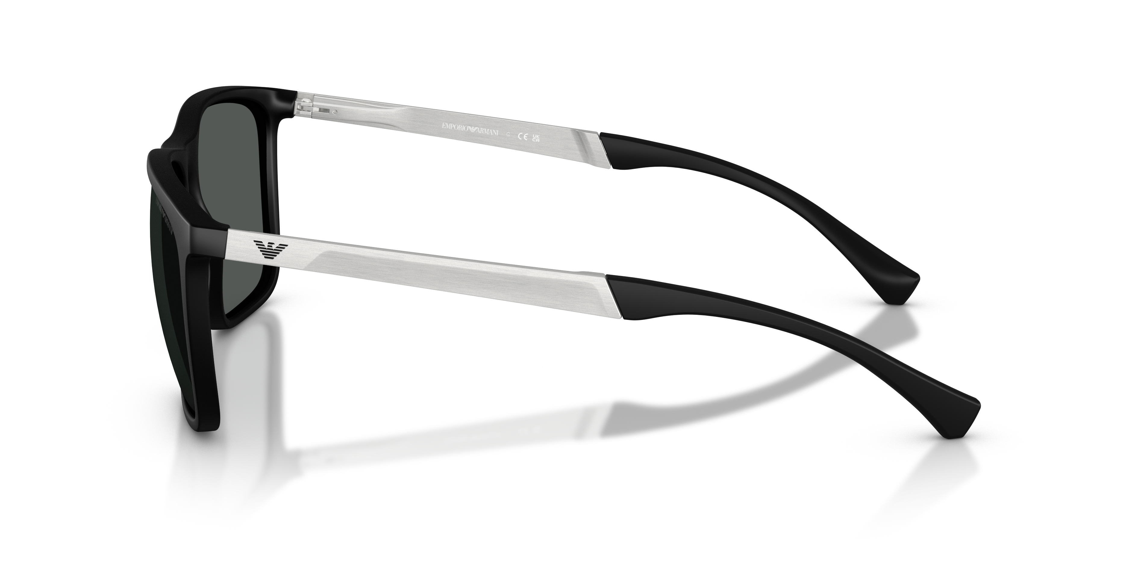 EA4150 Rubber Black KunststoffSunglass Frames von B24, Seitenansicht