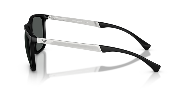 EA4150 Rubber zwart KunststofSunglass Frames van B24, Zijaanzicht