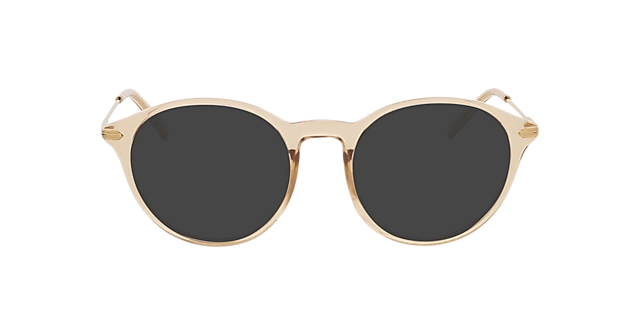 Omaha Kristal nude  &  goud KunststofEyeglass Frames van B24, met getinte lenzen