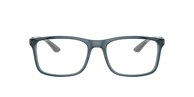 RB8908 Transparant blauw KunststofEyeglass Frames van B24, Vooraanzicht