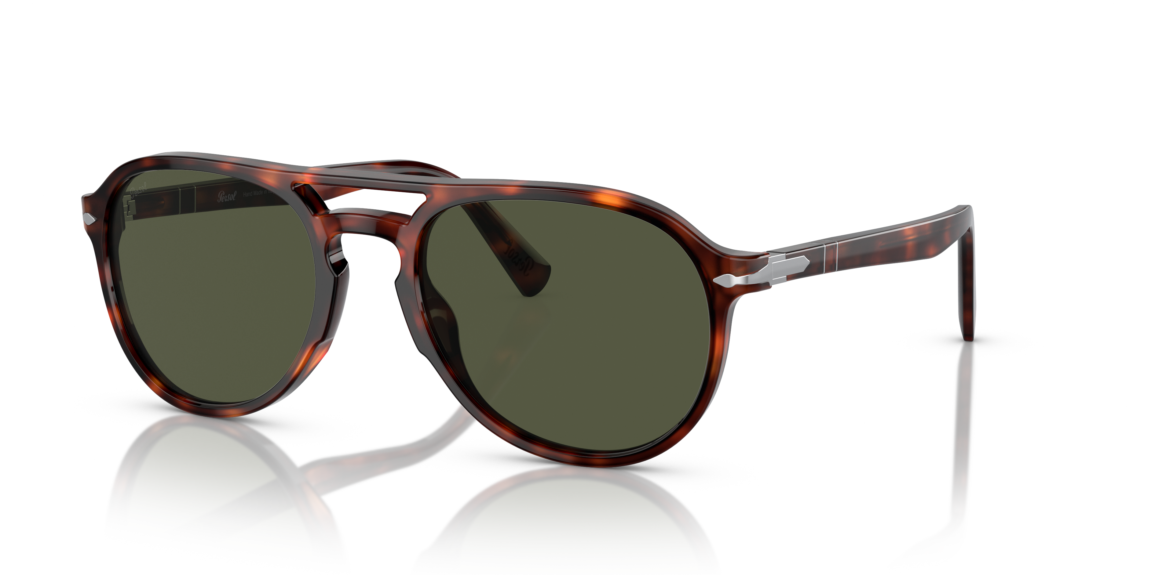 PO3235S Havana AcetatSunglass Frames von B24, Dreiviertelansicht