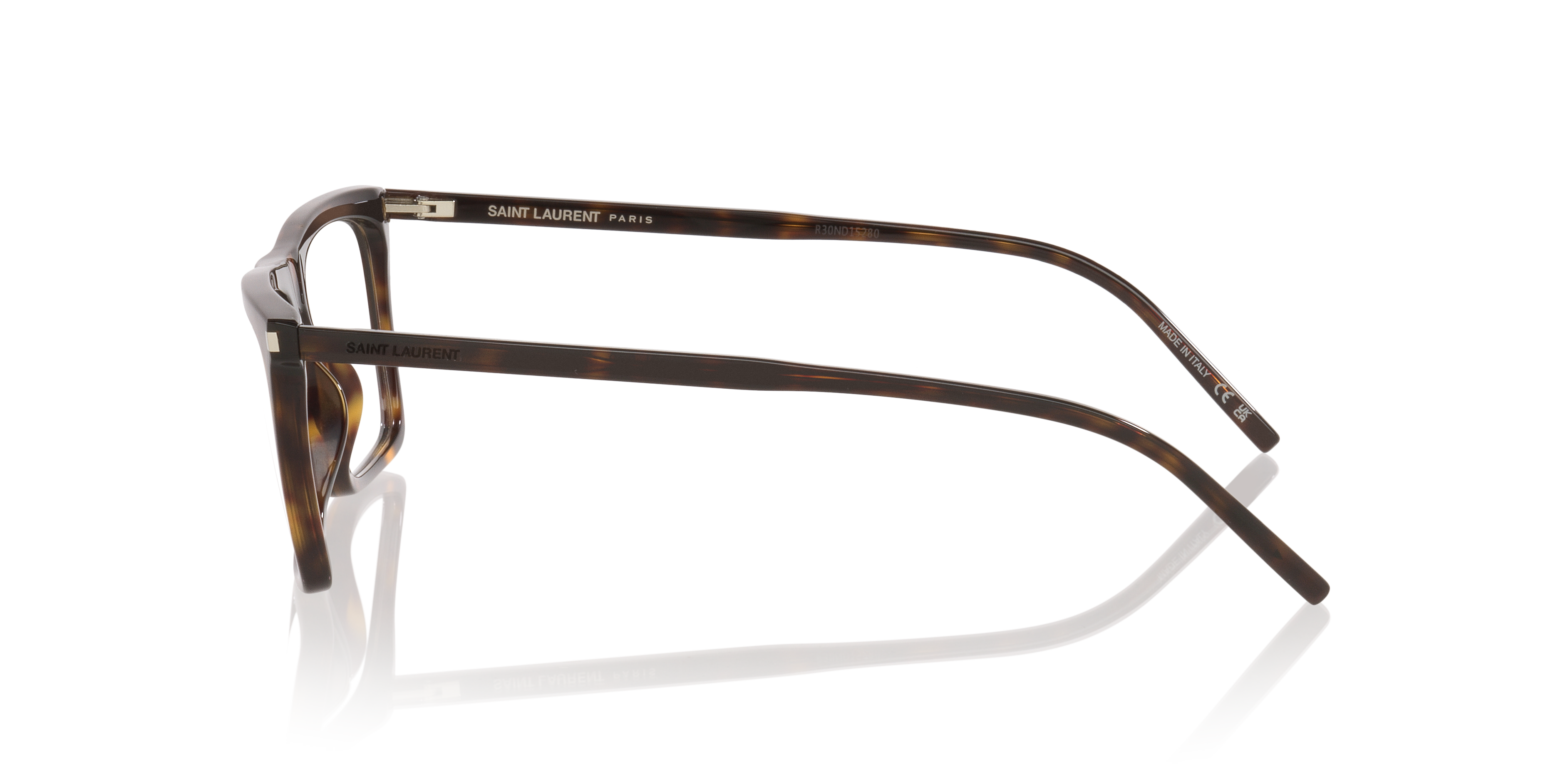 SL 803 Tortoise AcetaatEyeglass Frames van B24, Zijaanzicht