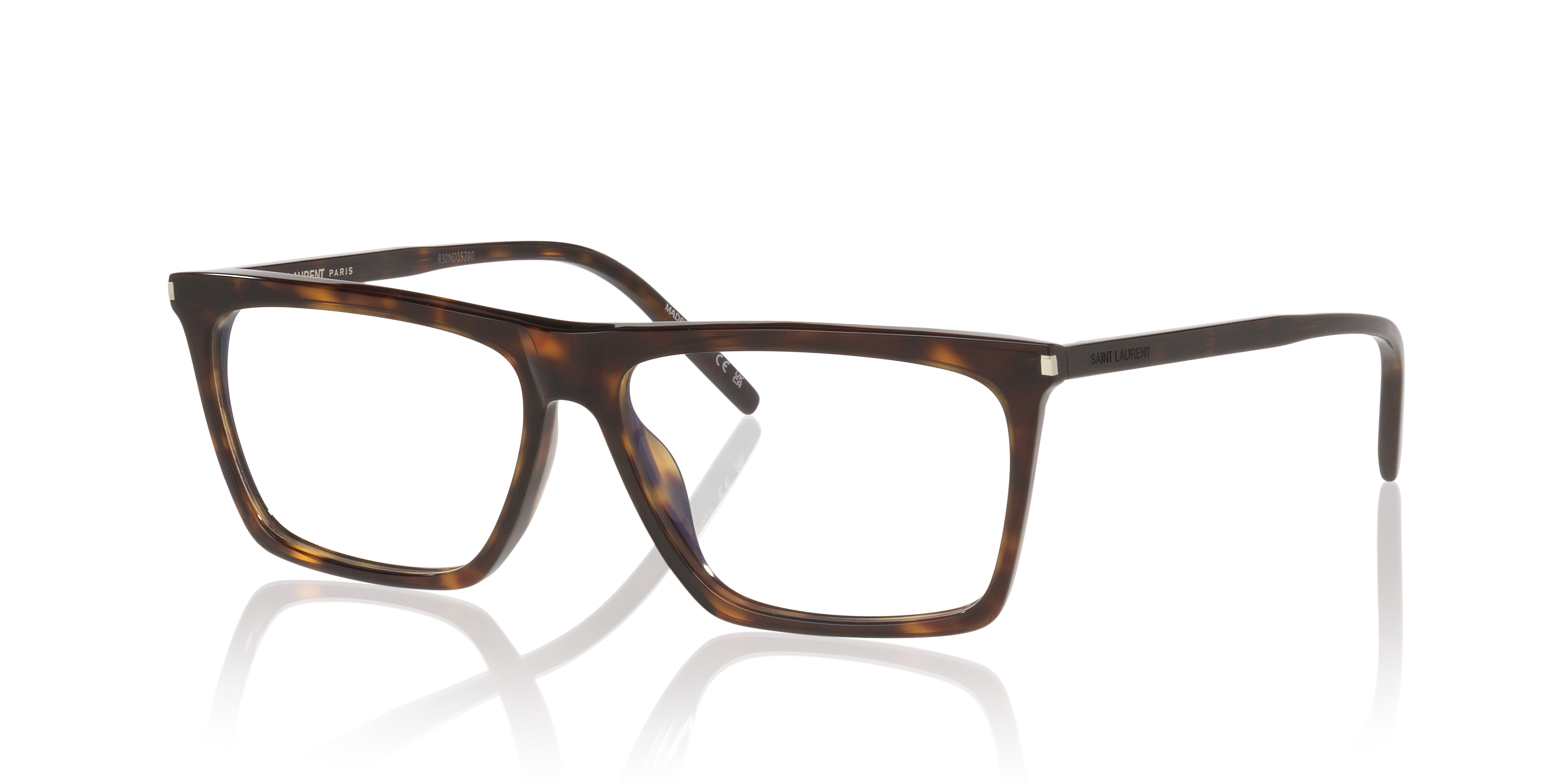 SL 803 Tortoise AcetaatEyeglass Frames van B24, Hoekweergave