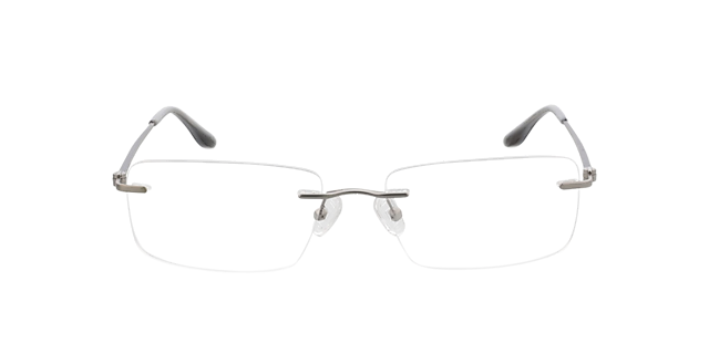 Brentwood Silber matt MetallEyeglass Frames von B24, Vorderansicht