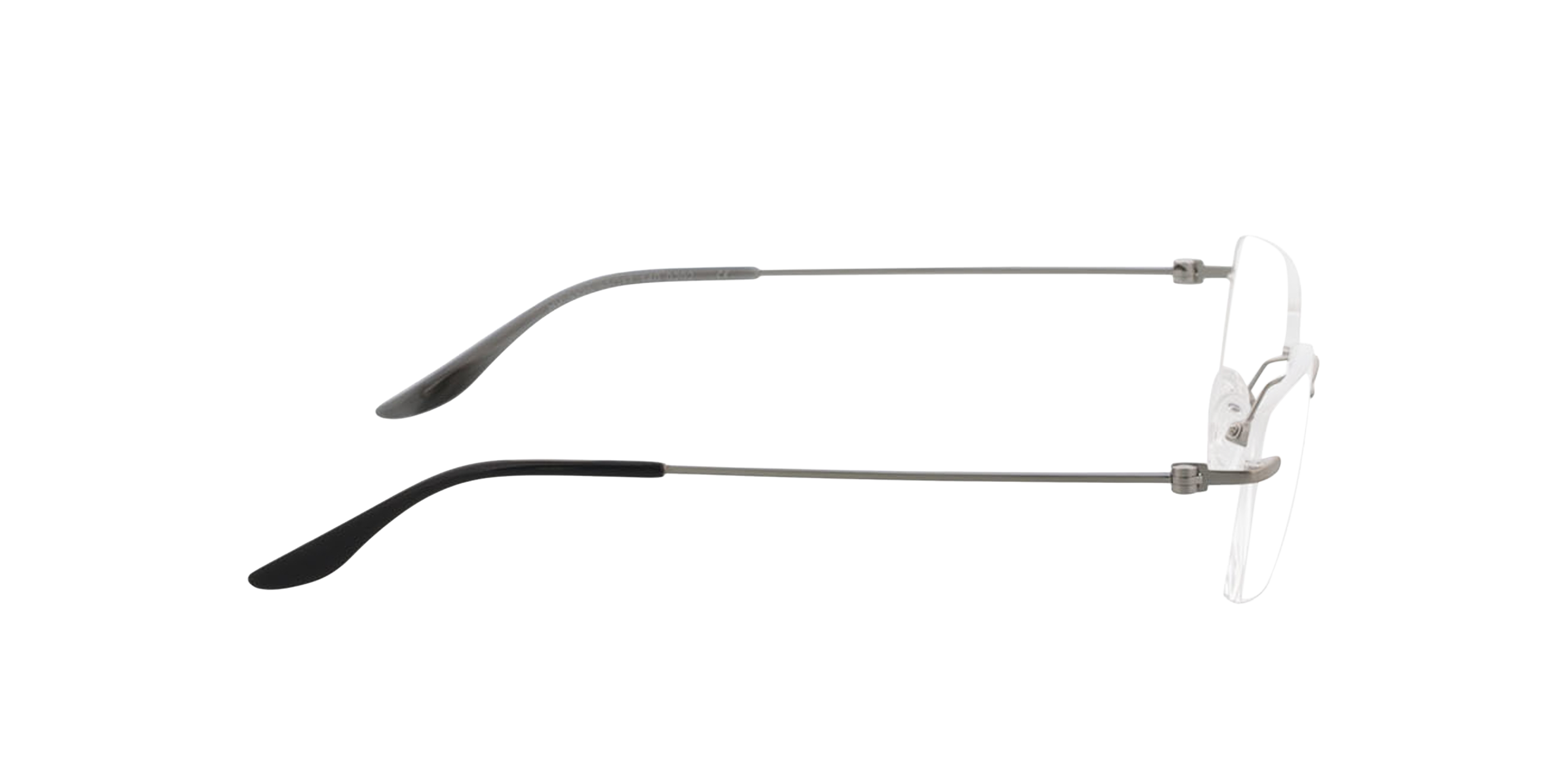 Brentwood Silber matt MetallEyeglass Frames von B24, Seitenansicht