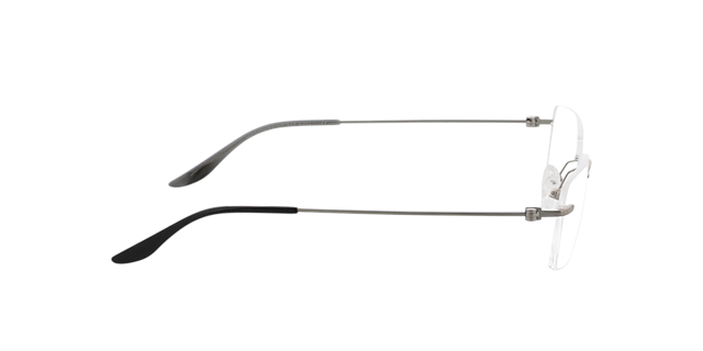Brentwood Silber matt MetallEyeglass Frames von B24, Seitenansicht