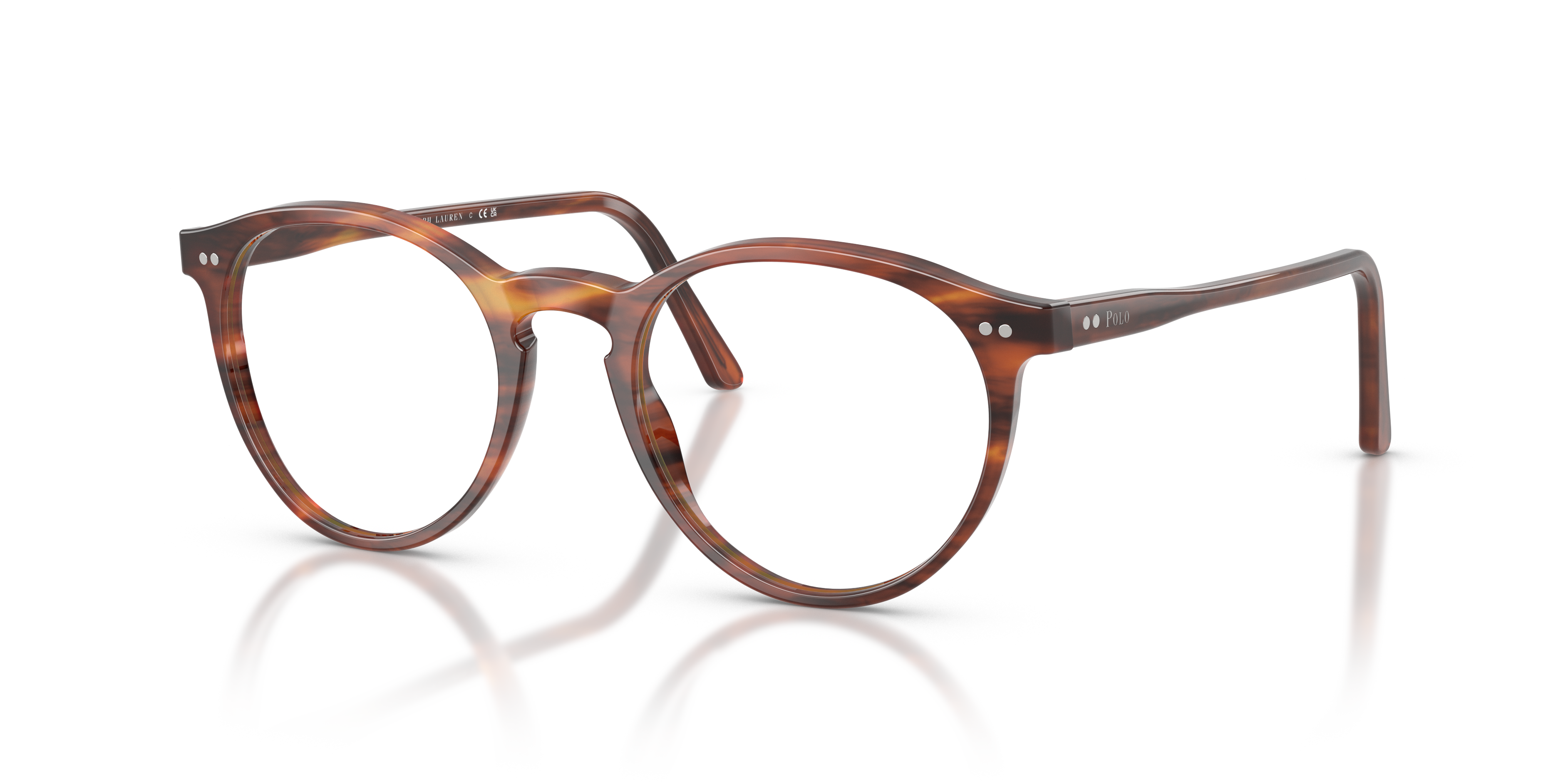 PH2083 Havana AcetatEyeglass Frames von B24, Dreiviertelansicht