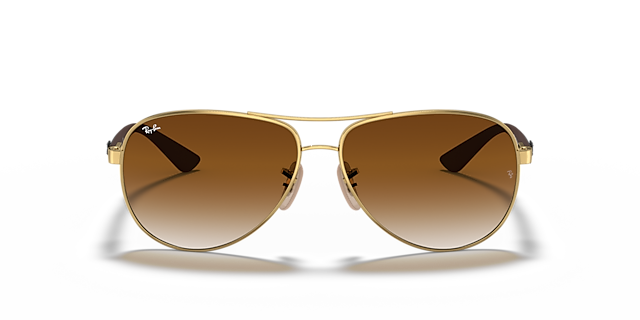 RB8313 Arista Gold MetallSunglass Frames von B24, Vorderansicht