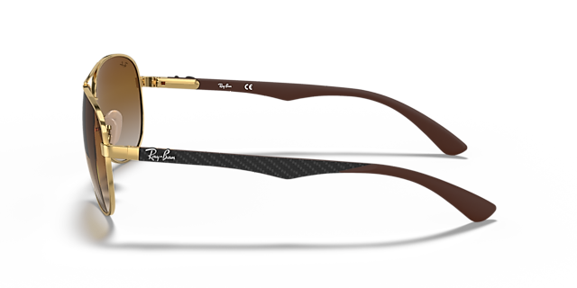 RB8313 Arista Gold MetallSunglass Frames von B24, Seitenansicht