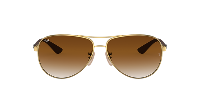 RB8313 Arista Gold MetallSunglass Frames von B24, mit getönten Gläsern