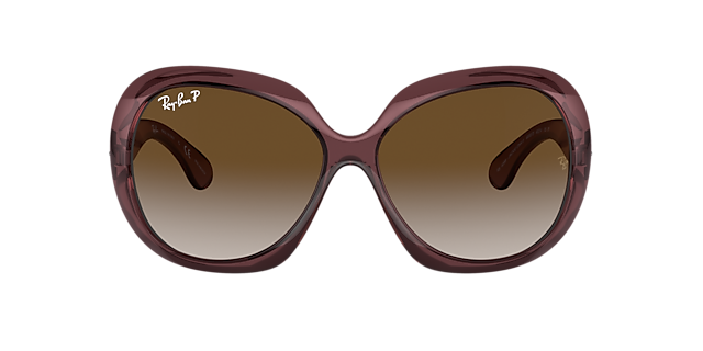 RB4098 Dunkelbraun transparent KunststoffSunglass Frames von B24, mit getönten Gläsern