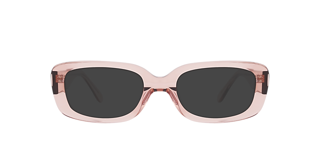 Maddy Crystal Rosewood AcetatEyeglass Frames von B24, mit getönten Gläsern