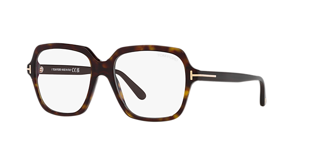 FT5908-B Tortoise Black AcetaatEyeglass Frames van B24, Hoekweergave