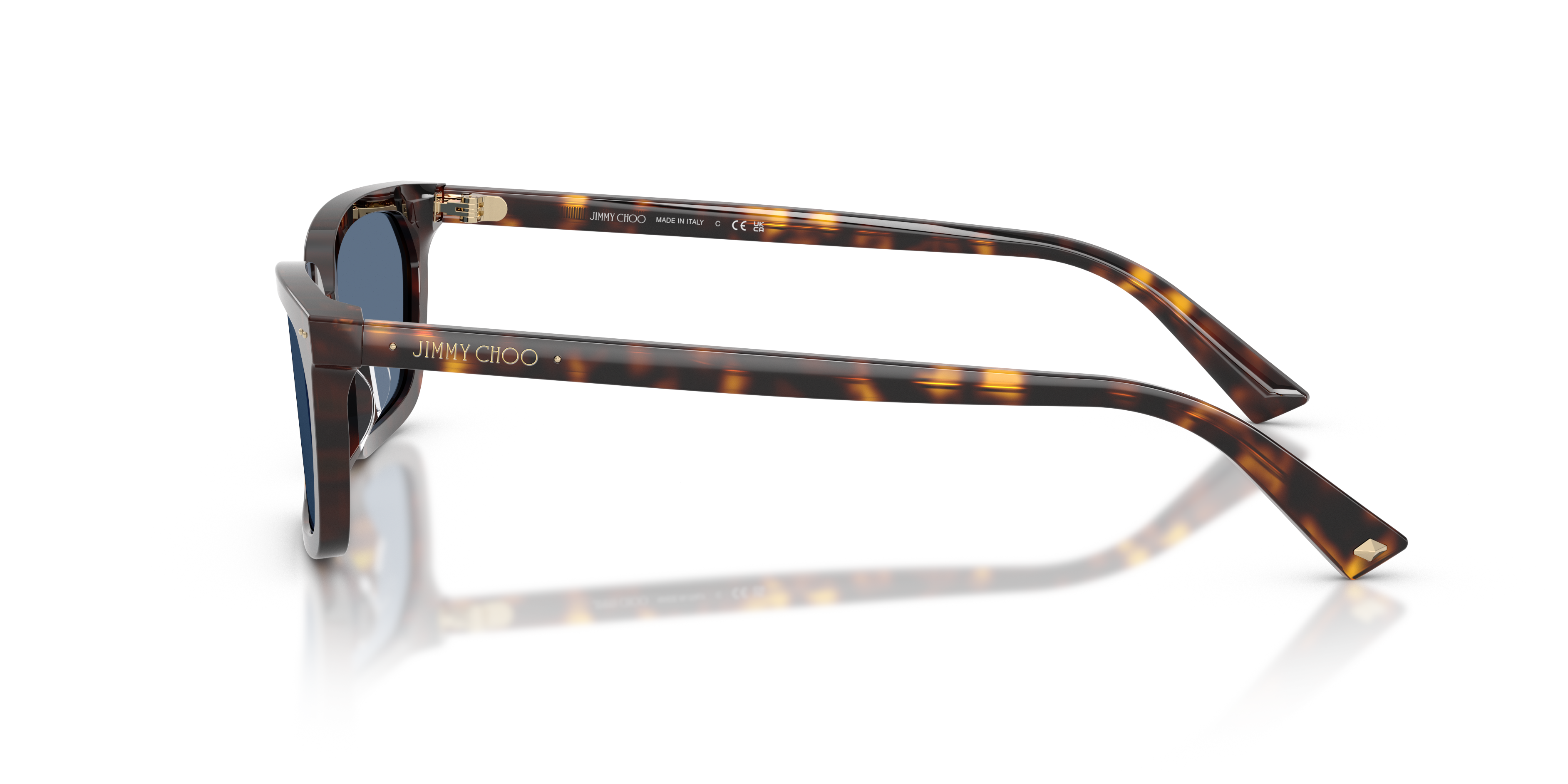 JC5050U Havana AcetaatSunglass Frames van B24, Zijaanzicht