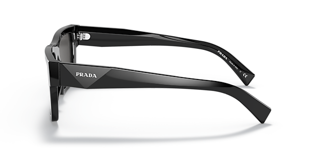 PR 19WS Zwart AcetaatSunglass Frames van B24, Zijaanzicht