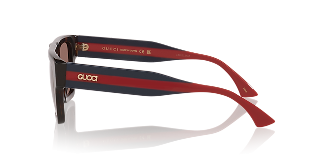 GG1868S Tortoise AcetaatSunglass Frames van B24, Zijaanzicht