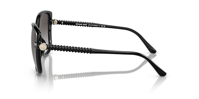 MK2181U Schwarz KunststoffSunglass Frames von B24, Seitenansicht