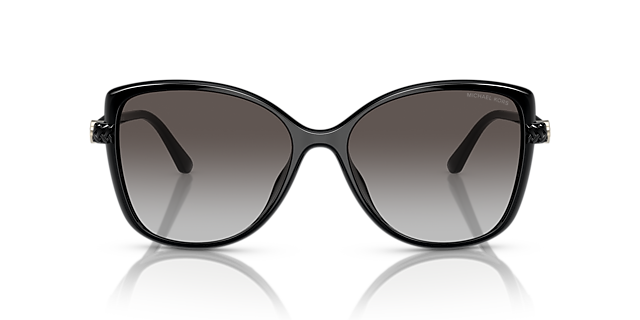 MK2181U Schwarz KunststoffSunglass Frames von B24, Vorderansicht