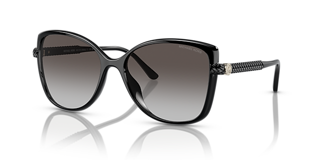 MK2181U Schwarz KunststoffSunglass Frames von B24, Dreiviertelansicht