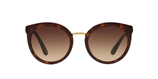 DG4268 Havana AcetaatSunglass Frames van B24, Vooraanzicht