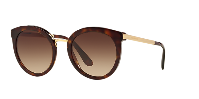 DG4268 Havana AcetaatSunglass Frames van B24, Hoekweergave