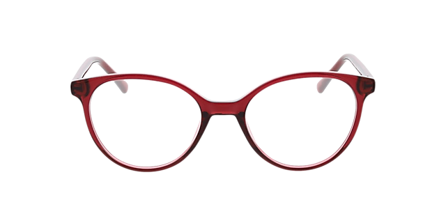 Amelie Melkachtig bordeaux KunststofEyeglass Frames van B24, Vooraanzicht