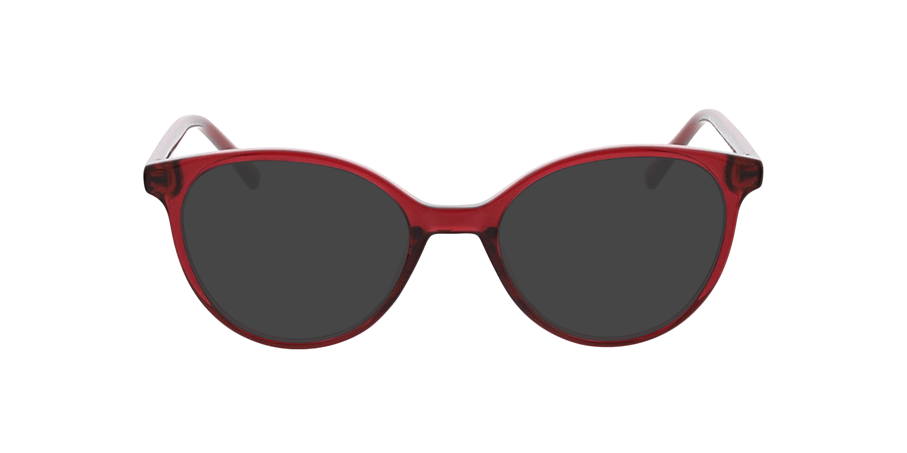 Amelie Melkachtig bordeaux KunststofEyeglass Frames van B24, met getinte lenzen