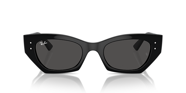 RB4430 Zwart KunststofSunglass Frames van B24, Vooraanzicht