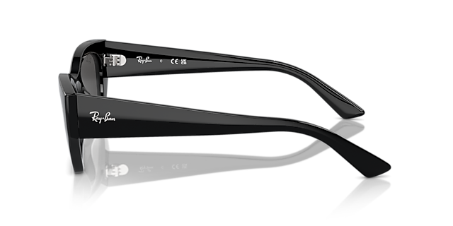 RB4430 Zwart KunststofSunglass Frames van B24, Zijaanzicht