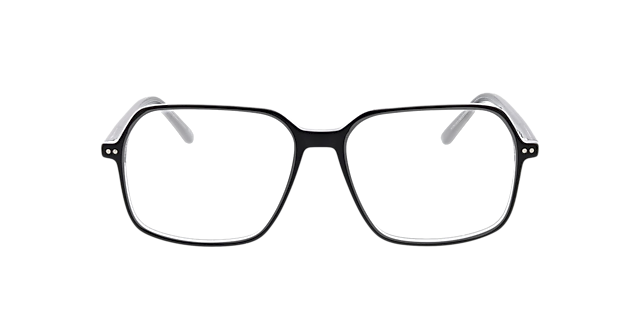 Aberdeen Trilayer Black AcetatEyeglass Frames von B24, Vorderansicht
