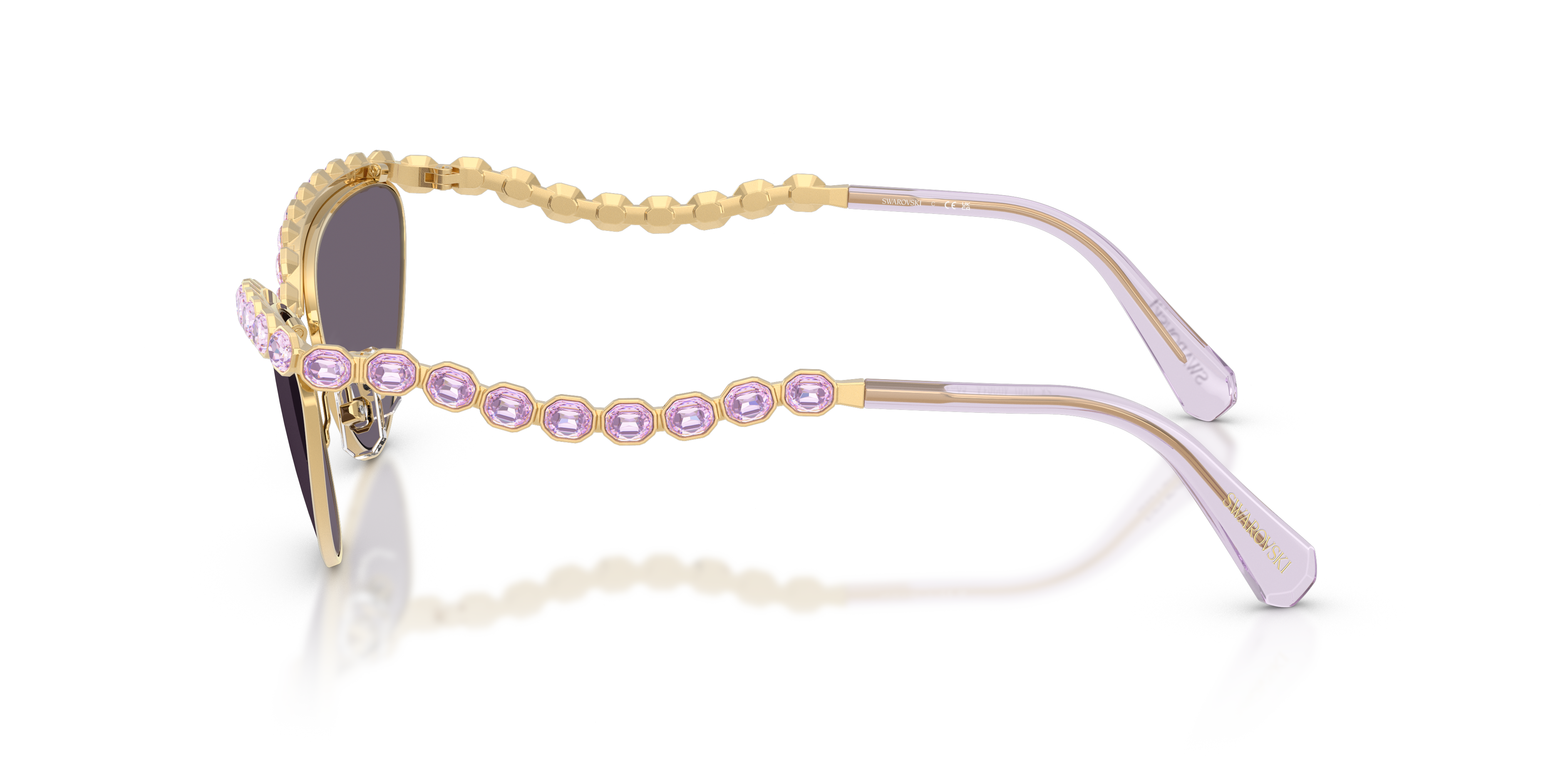 SK7030 Gold MetallSunglass Frames von B24, Seitenansicht