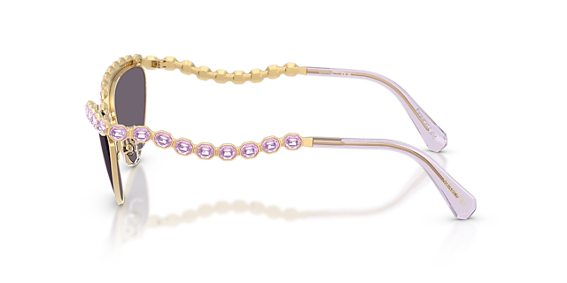 SK7030 Gold MetallSunglass Frames von B24, Seitenansicht