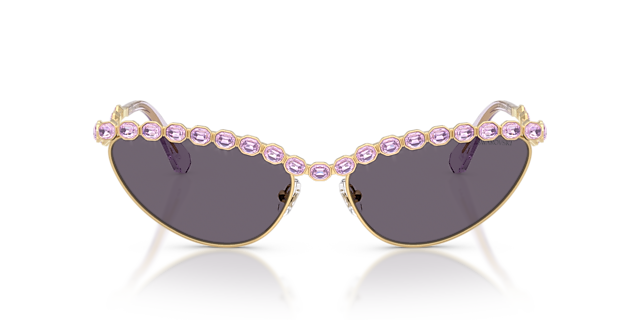 SK7030 Gold MetallSunglass Frames von B24, Vorderansicht