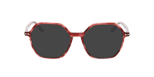 Nizza Roze hoorn AcetaatEyeglass Frames van B24, met getinte lenzen