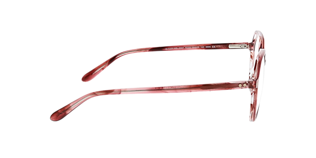 Nizza Roze hoorn AcetaatEyeglass Frames van B24, Zijaanzicht